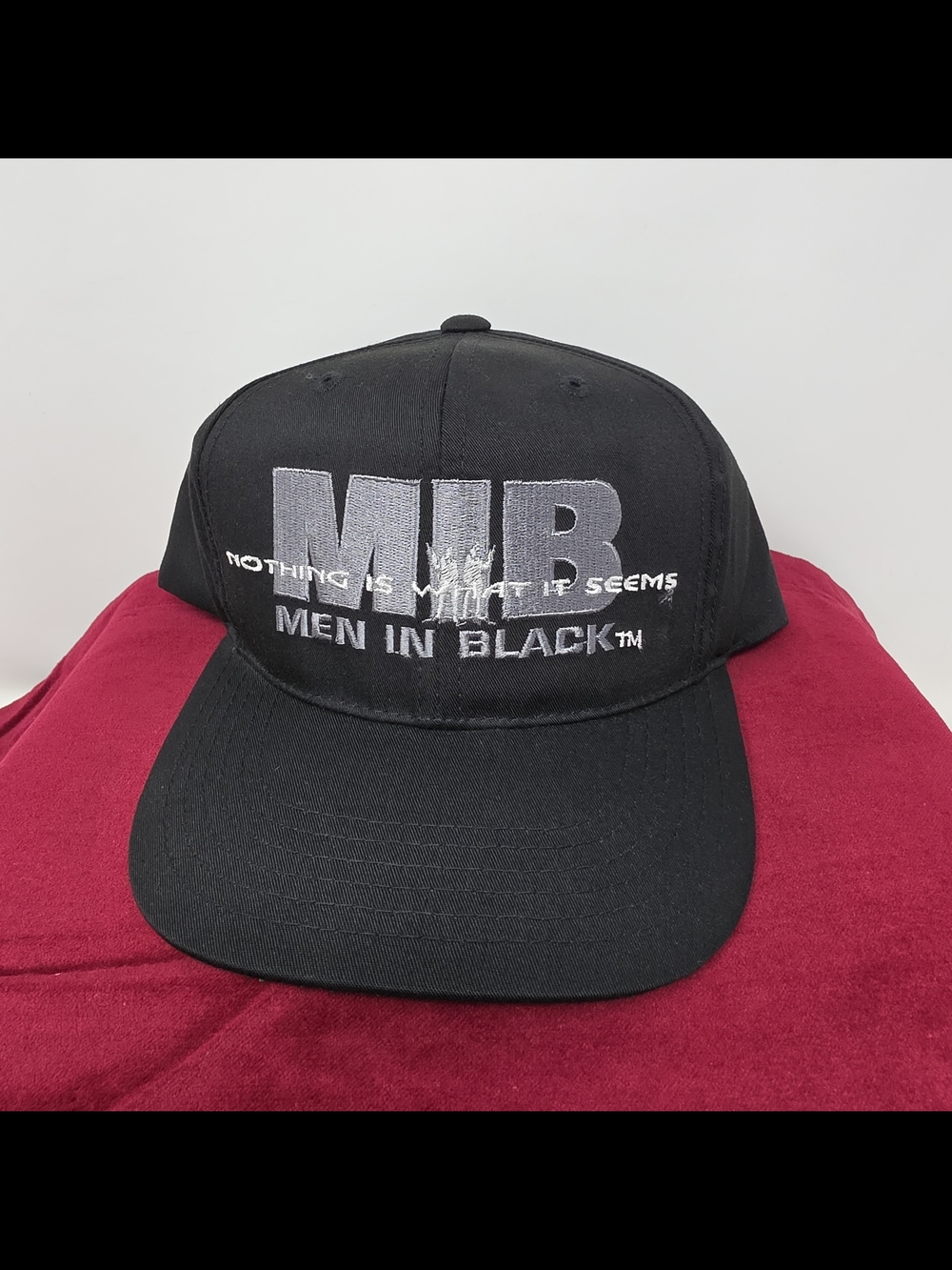 Vintage YOUTH MIB Men In Black Movie Promo Snapback Hat Cap Will Smith90s